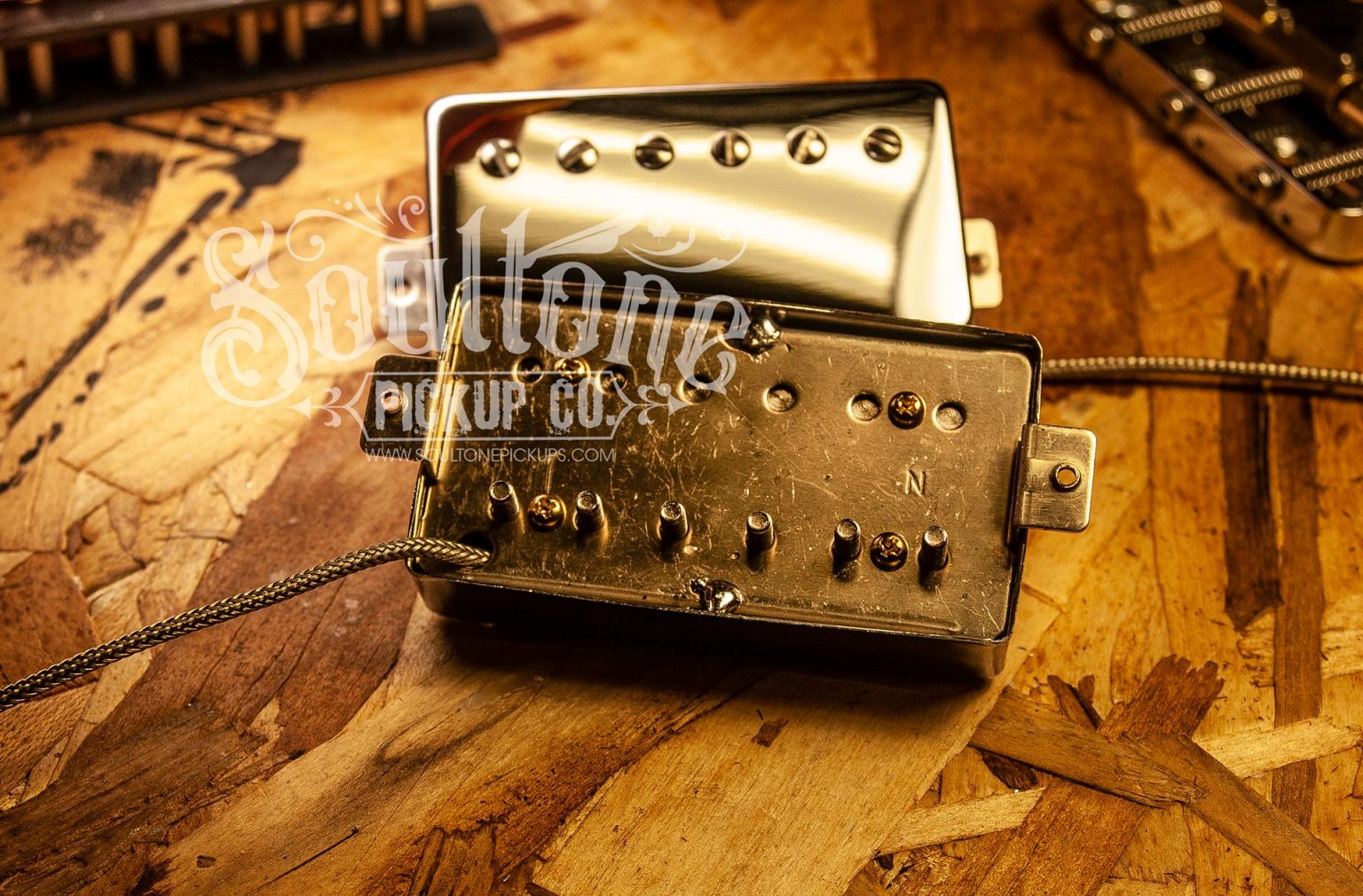’59 PAF Humbucker Set Raw Nickel Silver SoulTone Pickups